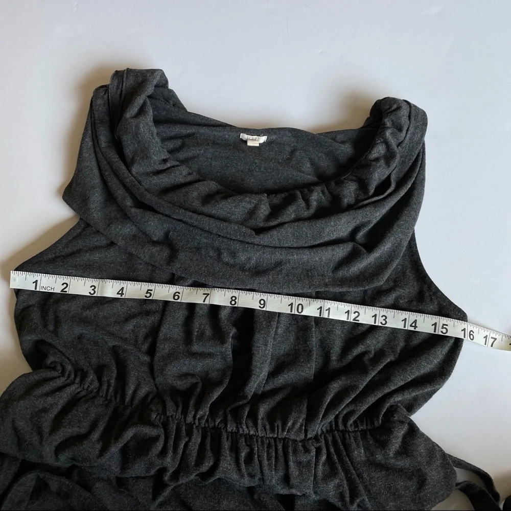 J.Crew Jersey Ruffle Neck Soft Dress